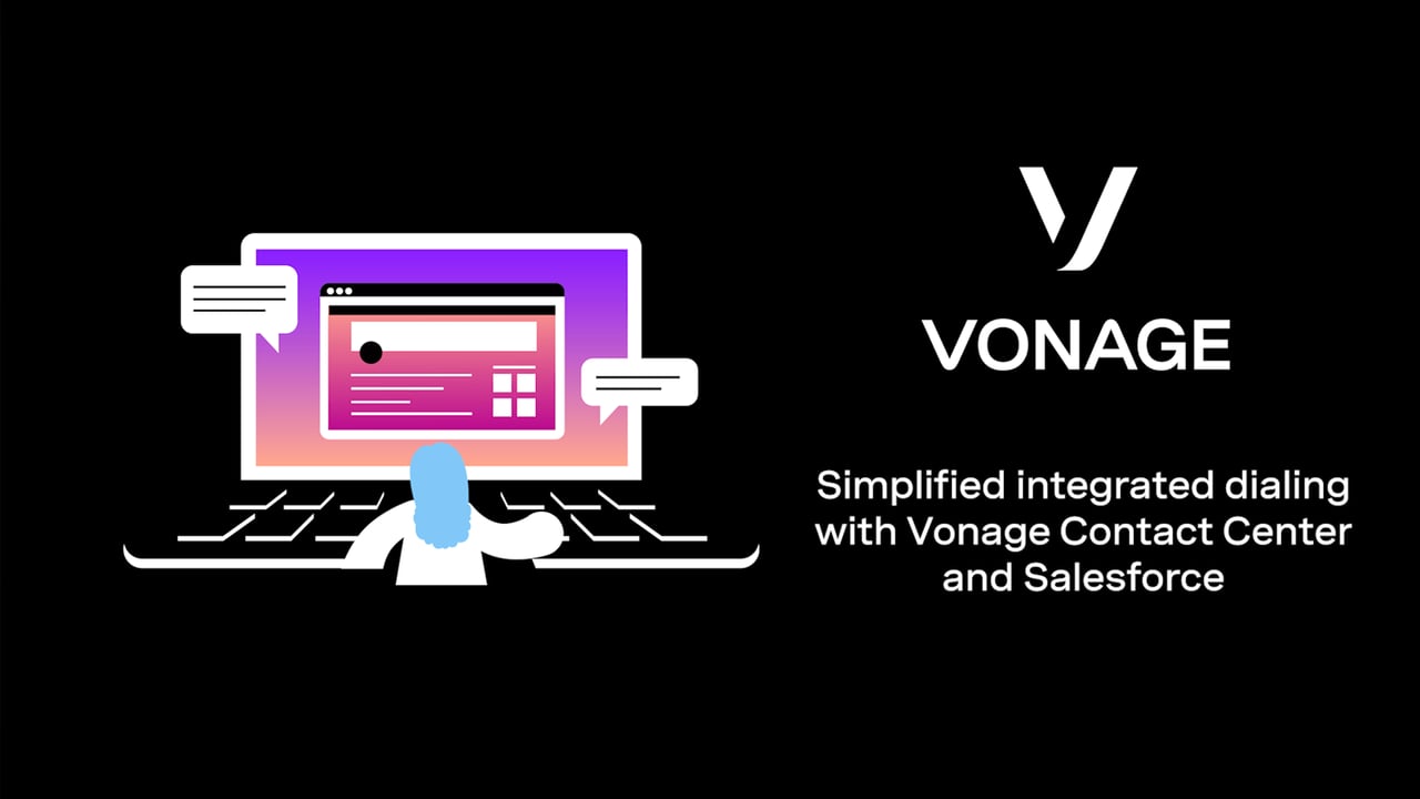Marcado integrado simplificado con Vonage y Salesforce