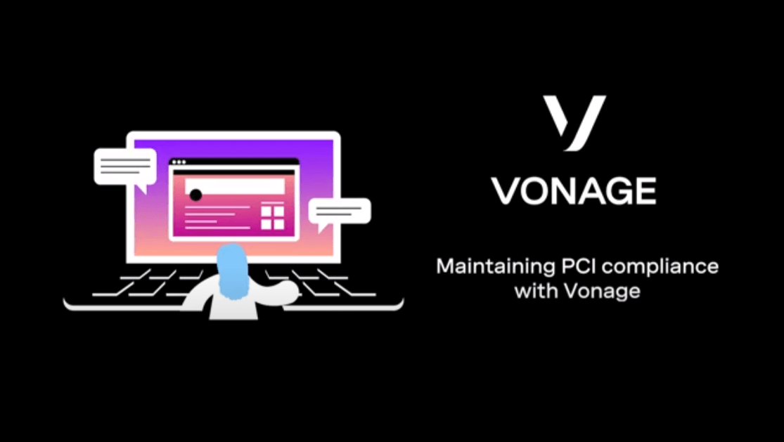 Mantener el cumplimiento de PCI con Vonage Contact Center Cover slide for Maintaining PCI compliance with Vonage demo video
