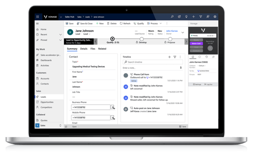 Satisfacción del cliente Microsoft Dynamics 365 Sales Hub