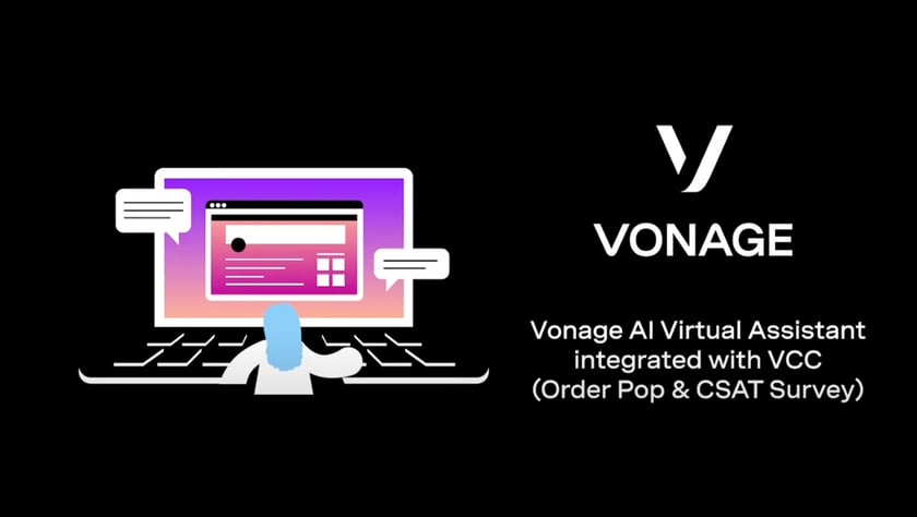 Vonage AI Virtual Assistant integrated with VCC and What's app Vonage AI Virtual Assistant integrated with VCC and What's app